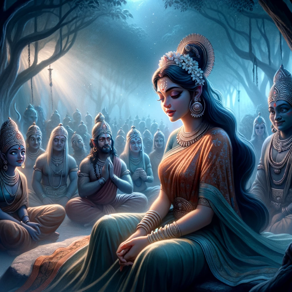 Trijata Tells of Sita’s Impending Triumph